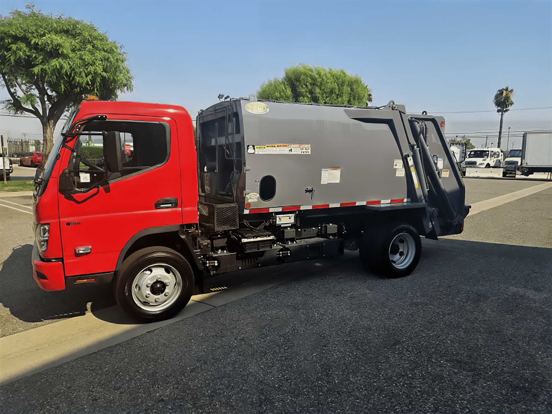 electric garbage truck and refuse truck